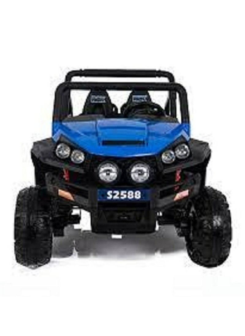 RBWTOYS - RBWTOYS - Power Electric 4wheel Motorcar for kids Ride S2588 (BLUE) 135x93x93cm - Image 1