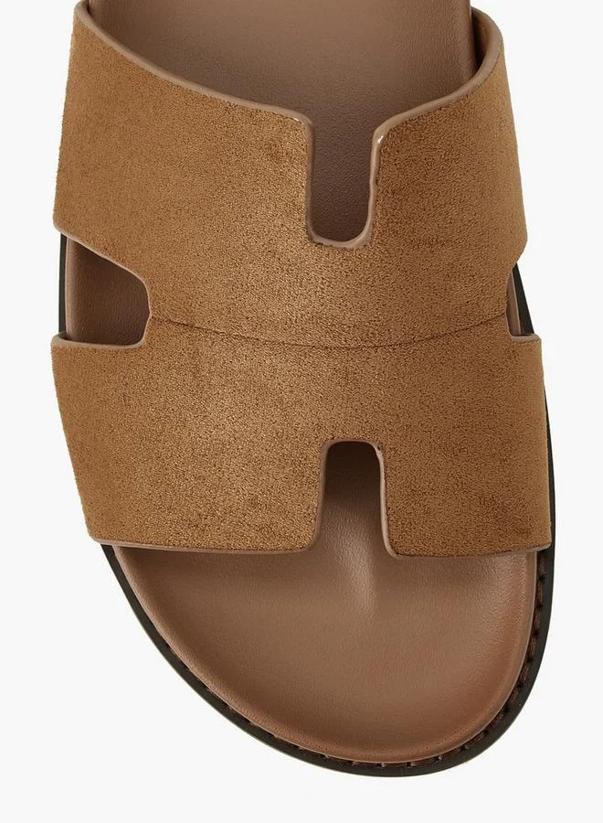 LBL By Shoexpress TAN Men Slip-On Comfort Sandals for Men | Best Price UAE