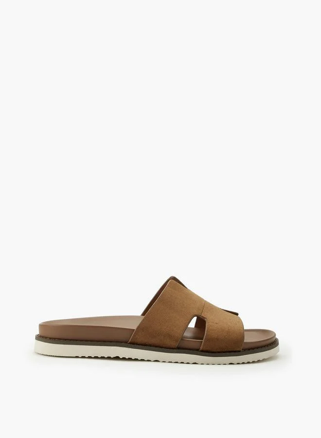 LBL By Shoexpress TAN Men Slip-On Comfort Sandals for Men | Best Price UAE