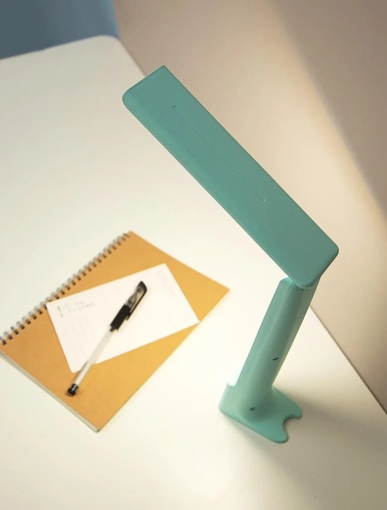 MiniHome USB Rechargeable 3-Mode Dimmer Touchable Light and Color Adjustable Desk Lamp Green