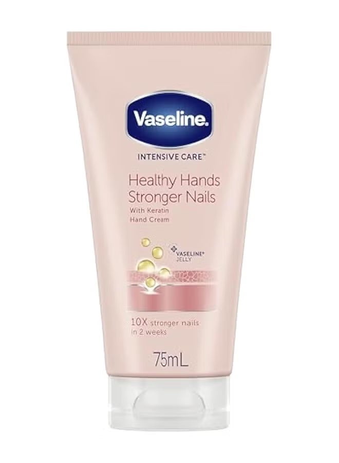 Vaseline Intensive Care Keratin Nail And Hand Cream Clear 75ml