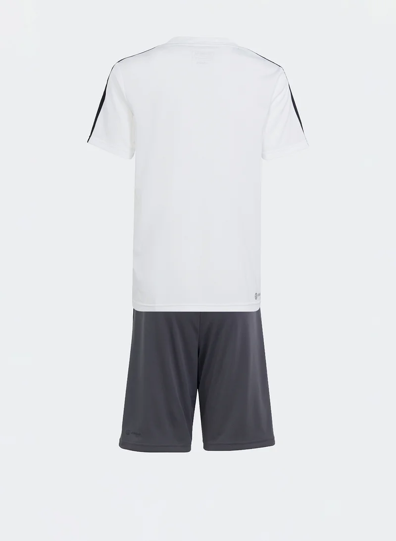adidas Youth 3-Stripes Train Essential Aeroready Set