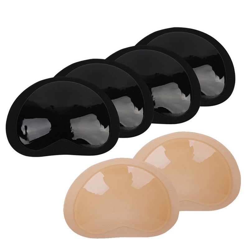 Nimiah Silicone Bra Inserts Breast Pads 3 Pairs Push-up Padding for Women | Removable Sticky Bra Cups for Swimsuits Dresses Bikini Top - Image 1
