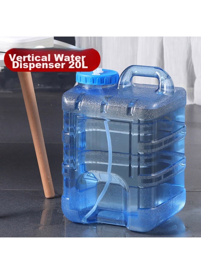 All-round Quanshi Pc Water Dispenser, Pure Water Container, Kung Fu Tea Storage Tank, Water Storage Bucket, Tea Table, Tea Brewing, Outdoor Bucket, 20-liter Vertical Container - Image 1