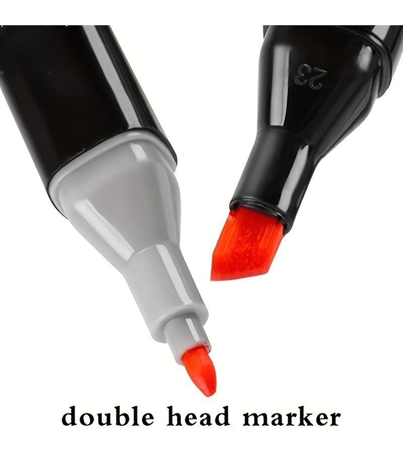 Dual Tip Drawing Marker Set Random Color Art Supplies Sketching - Image 5