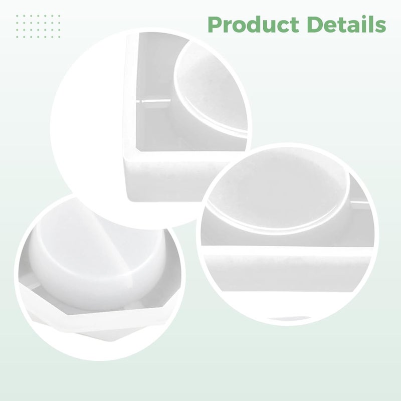 DIY Ashtray Epoxy Mold, 2Pcs Assorted Silicone Resin Casting Mold for Crafts - Image 3