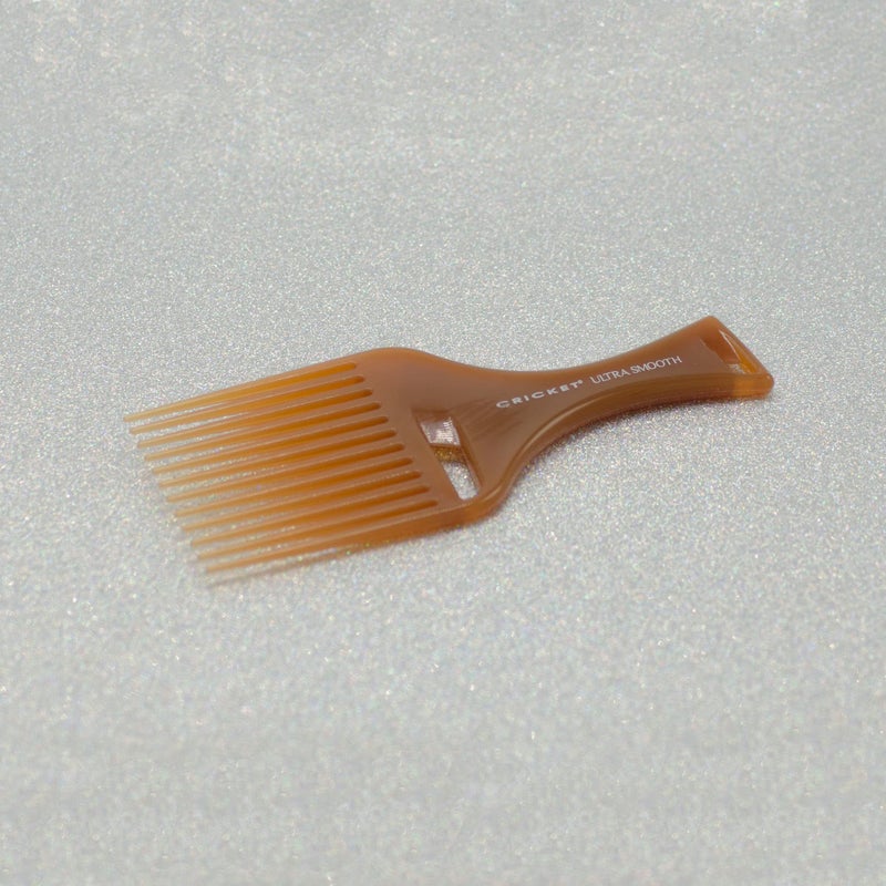 Cricket Ultra Smooth Hair Pick Comb for Volumizing, Detangling, and Reducing Frizz - Enriched with Argan, Olive Oil, and Keratin Infused, Ideal for Curly, Thick, and Long Hair - Image 5