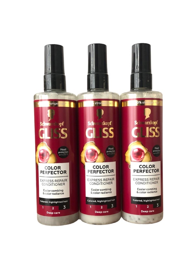 GLISS Hair Repair Leavein Conditioner Color Guard Express Repair for Colored or Highlighted Hair 68 Ounces Pack of 3 - Image 2