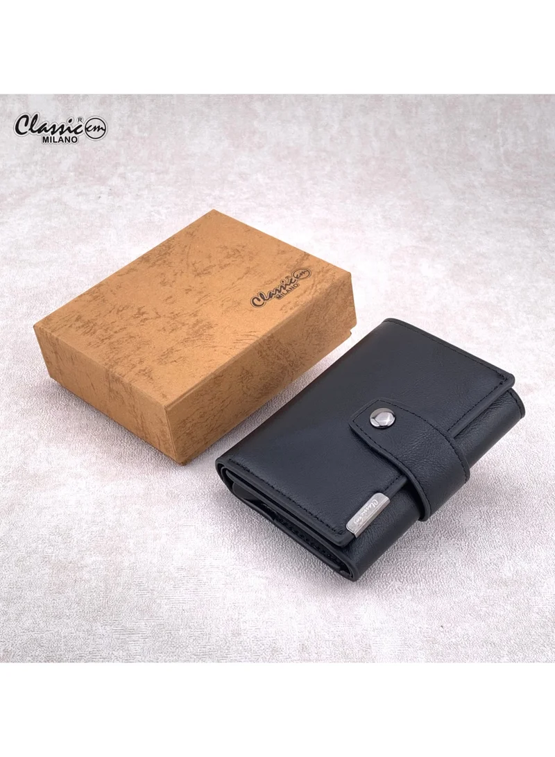 Classic Milano Classic Milano RFID Blocking Faux Leather Wallet for Men and Women | Card Holder Wallet Pop-up, Credit Card Holder for Men | Wallet for Men & Women’s Card Wallet
