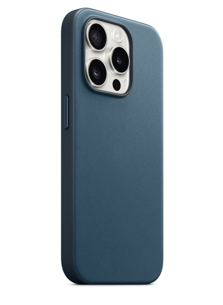 HEXABEX iPhone 15 Pro Max FineWoven Case with MagSafe - Blue  - Image 2