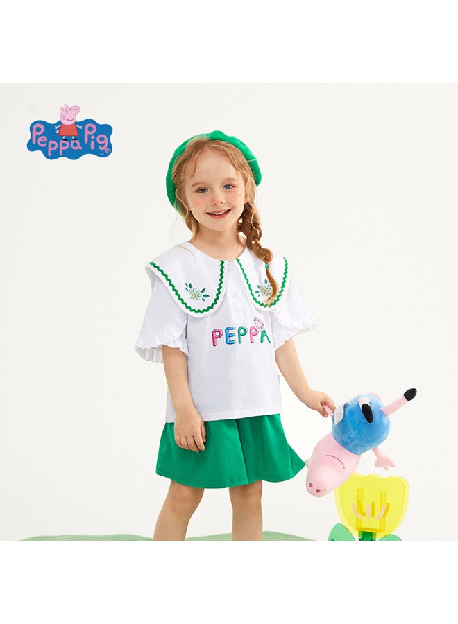 Peppa Pig Girls Summer Outfit Stylish New Fashion Baby Toddler Casual Thin Shorts - Image 2
