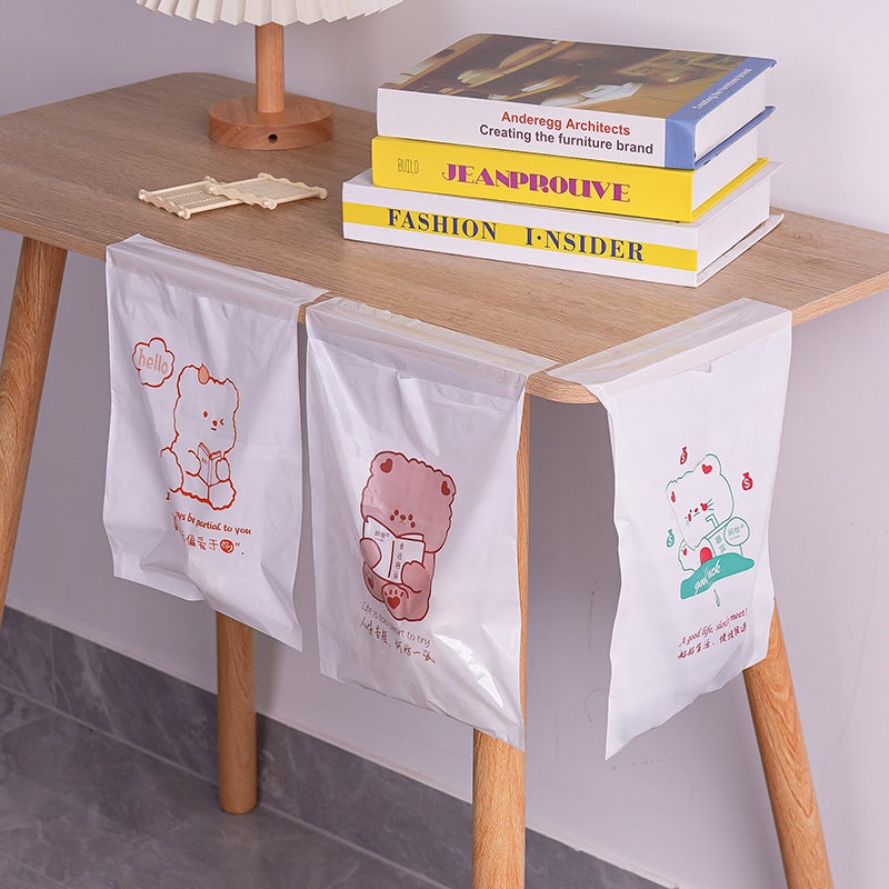 Wan Mu Car Garbage Bag Bucket Disposable Garbage Bag Cleaning Bag Paste Portable No Odor Paste Type No Mark - Image 2