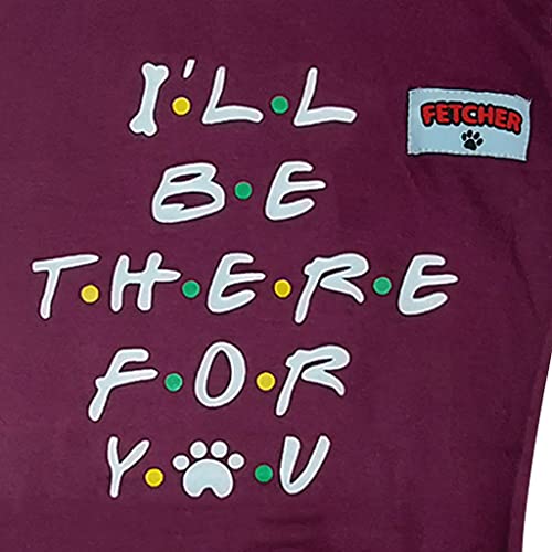 FETCHER Grey & Wine Premium Dog T-Shirts for Small Breeds (Set of 2) (X-Large) - Image 5