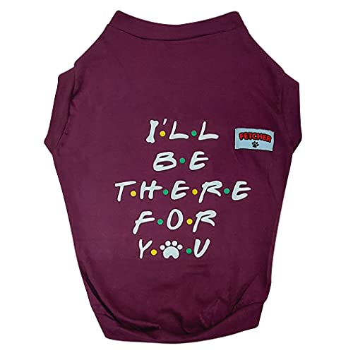 FETCHER Grey & Wine Premium Dog T-Shirts for Small Breeds (Set of 2) (X-Large) - Image 4
