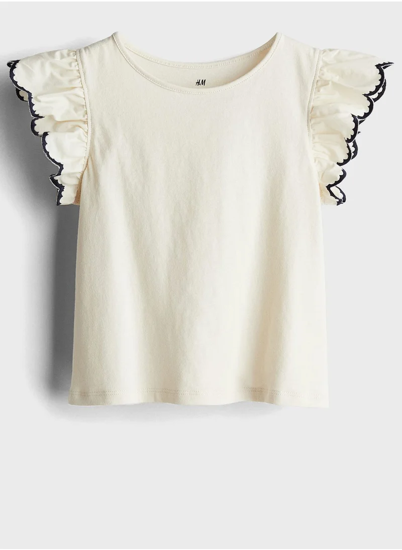 H&M Kids Frill Sleeve Top
