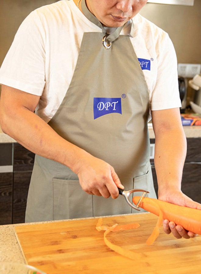 دي بي تي، مريلة مطبخ، مريلة طبخ، رصاصي - Image 5