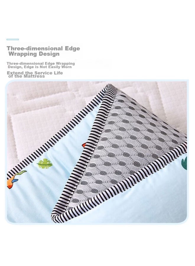 9i9 Baby Crib Mattress Pad, Thickened Pure Cotton Surface, Kindergarten And Baby Dormitory Bedding, Double-sided Use, 120*60cm, A242 - Image 4
