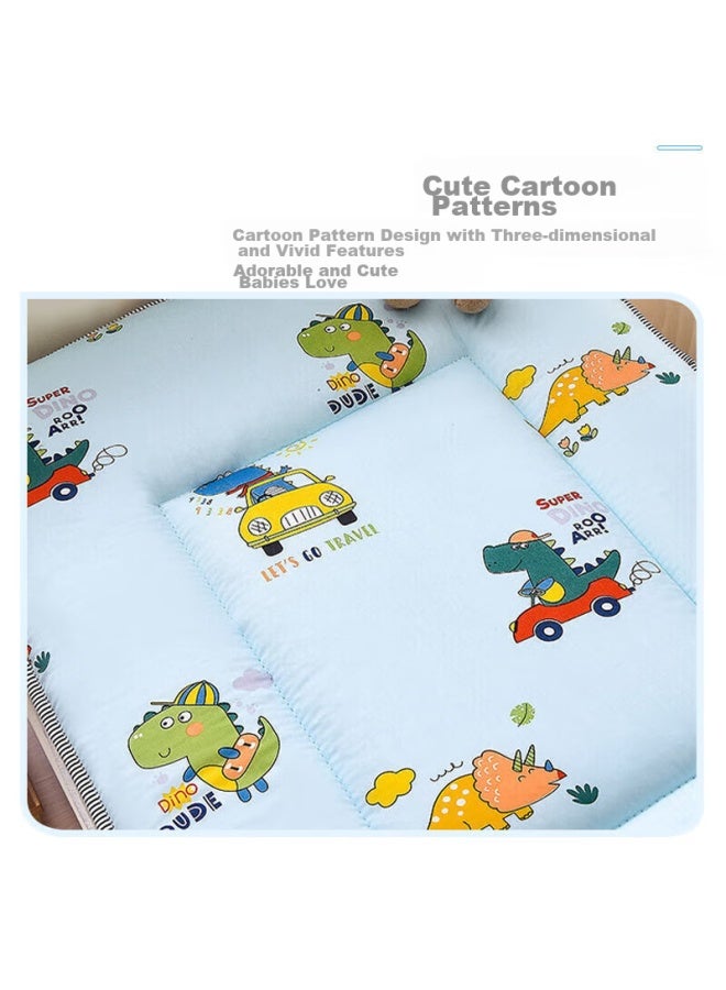 9i9 Baby Crib Mattress Pad, Thickened Pure Cotton Surface, Kindergarten And Baby Dormitory Bedding, Double-sided Use, 120*60cm, A242 - Image 5
