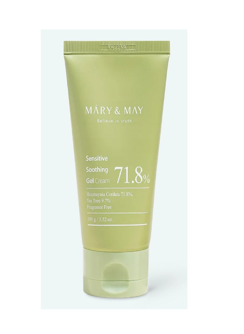 MARY & MAY - MARY&MAY SENSITIVE SOOTHING GEL CRM 71.8% 100G - Image 1