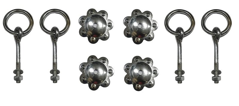 Marshland Metal Jhula Swing Bottom Kada Hooks Hanging Accessories Swing Accessory Kada 4 Pecs - Image 4