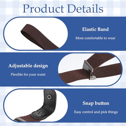 JIYIN 3 PCS No Buckle Stretch Belts for Toddler, 3 Colors Kids Adjustable Elastic Stretch Buckle Free Belts for Girls Boys - Image 3