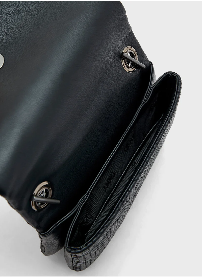 دكني Desiree Flap Over Chain Detailed Crossbody