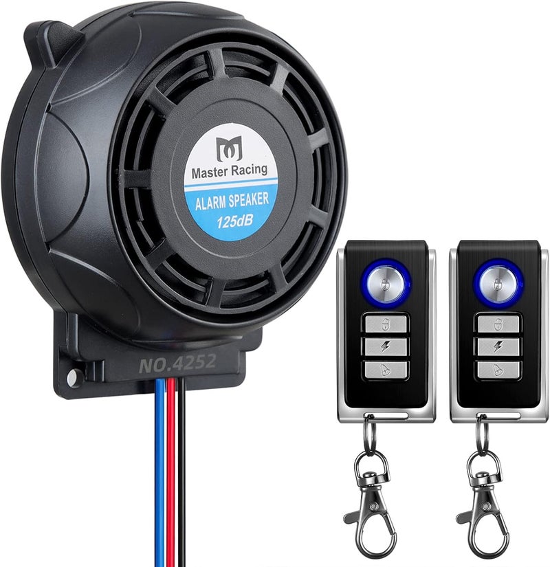 Rupse Motorcycle Alarm System Security Anti Theft Prevention, Bike Alarms for Ebikes, Scooter Alarm, Alarma para Motocicleta, Super Sensitive Motorcycle Alarm with 2pcs Remote - Image 1