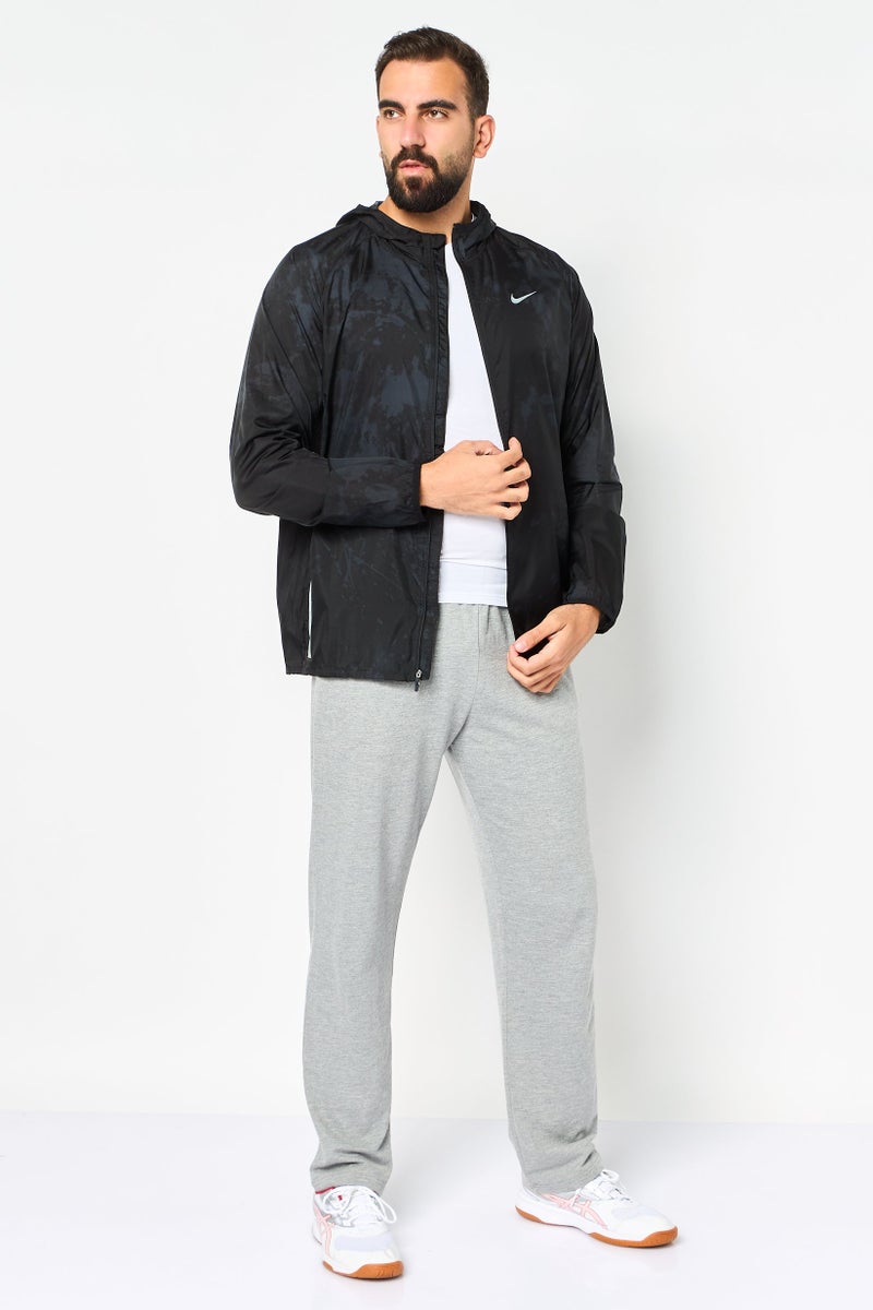 Nike جاكيت تدريب طويل الأكمام للرجال، رياضي، أسود - Image 2