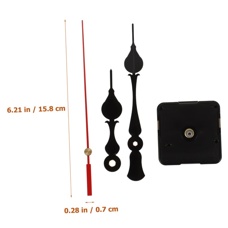 طقم حركة ساعة DIY مع 3 أزواج من عقارب الساعة يعمل بالبطارية للإصلاح الحرفي - Image 3