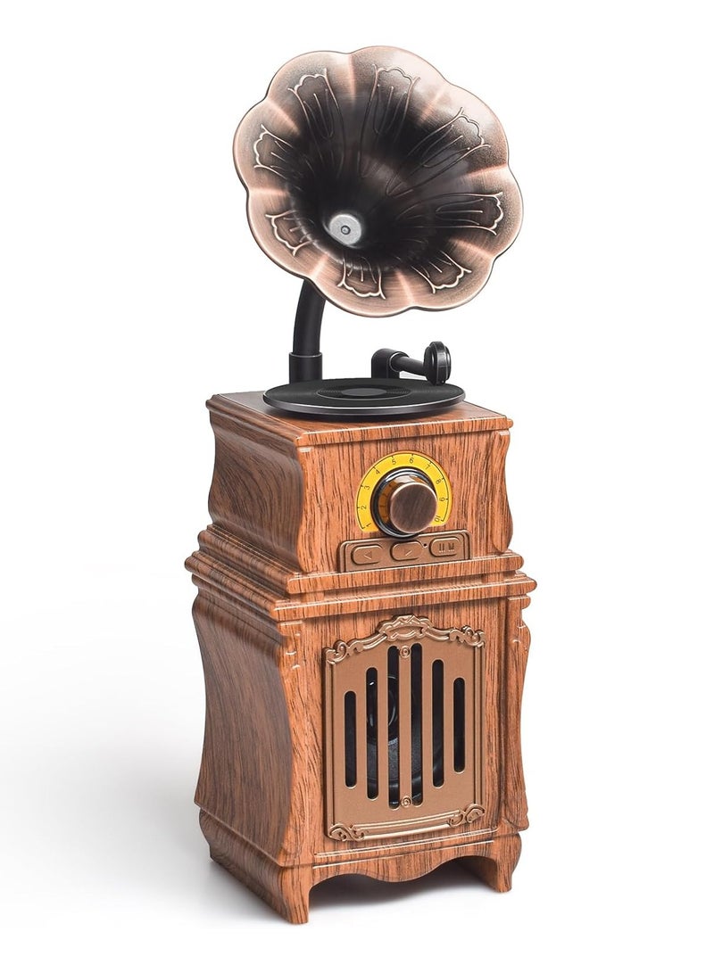 Retro Bluetooth Speaker Retro Radio Bass FM Radio Bluetooth 5.3 Wireless Connection Home Office Room Vintage Decor Outdoor Parties Portable Speaker Wireless For Iphone Android Speaker - Image 1