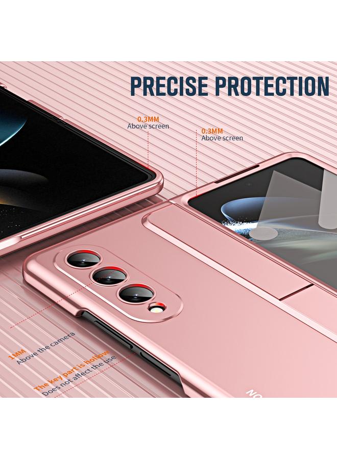 اس-توب جراب لهاتف Samsung Galaxy Z Fold4 2 في 1 جراب هاتف قابل للفصل والطي مصنوع من مادة البولي كربونات مع حامل وفتحة للقلم - Image 4