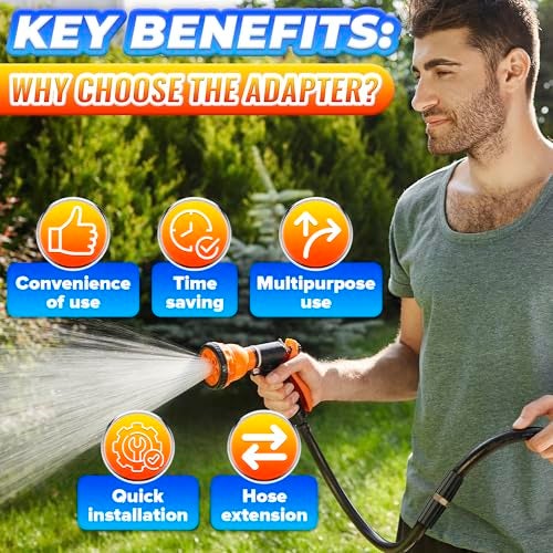 KETAR Male to Male Hose Adapter - M22 14mm Quick Connect, Pressure Washer Hose Coupler, 4500 PSI High-Pressure, Durable Brass Construction, Leak-Proof Design, Easy to Install for Home & Commercial Use - Image 4
