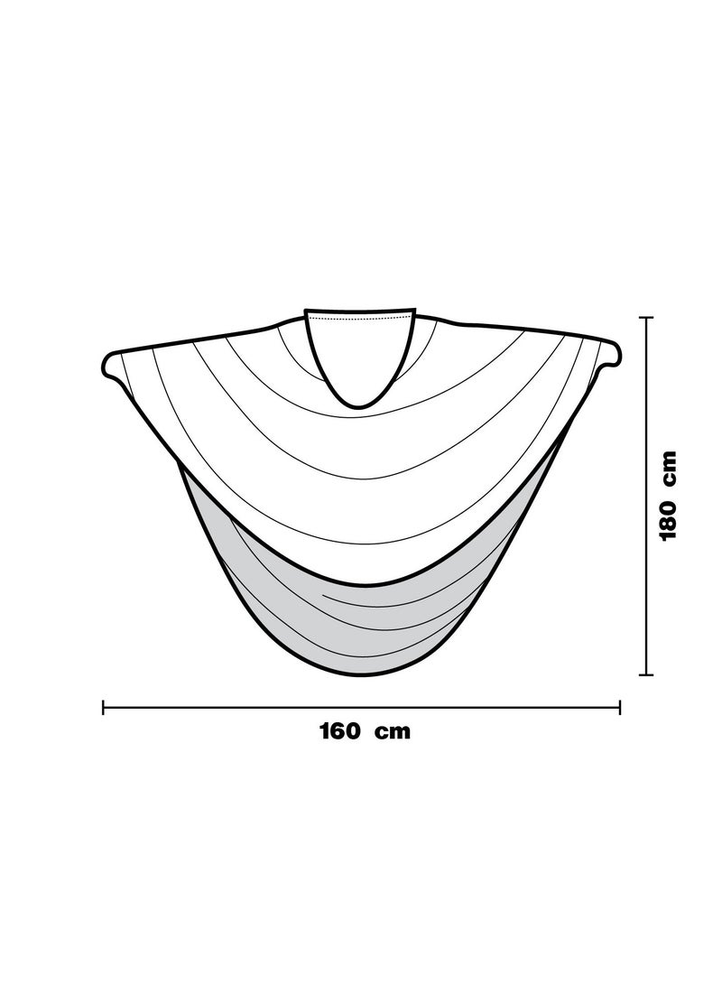 منترا بطانية صوفية / هودي (بيج) 160 × 180 سم - Image 5