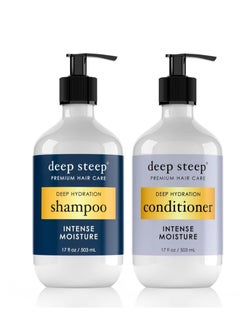 Deep Steep Shampoo & Conditioner, Premium Hair Care (Intense Moisture, 17 fl oz) - pzsku/Z5EC8DDCB2D0A2009392AZ/45/_/1739354798/a8d3bcc6-147b-47e5-923b-db81e96bfd9d