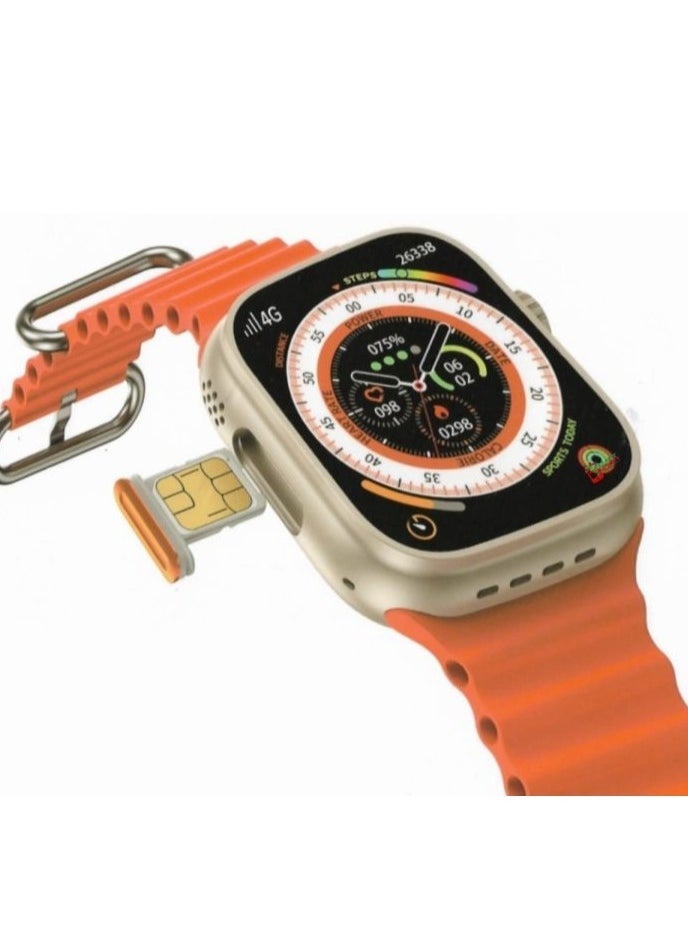 Smartbarry C90 Ultra Full Android 4G SIM Smart Watch – 4GB RAM, 64GB Storage, Dual Camera, GPS, Bluetooth Calling, Waterproof, Compatible with iOS & Android - Image 3