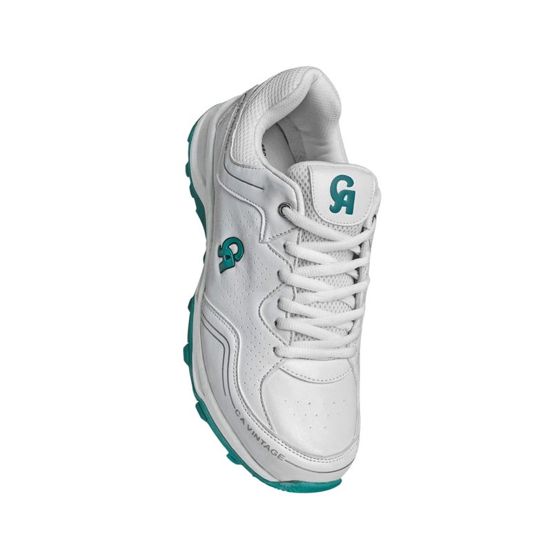 CA Cricket Arabia Pro Vintage White/Teal Cricket Shoes, UK 7 / EU 40 - Image 2