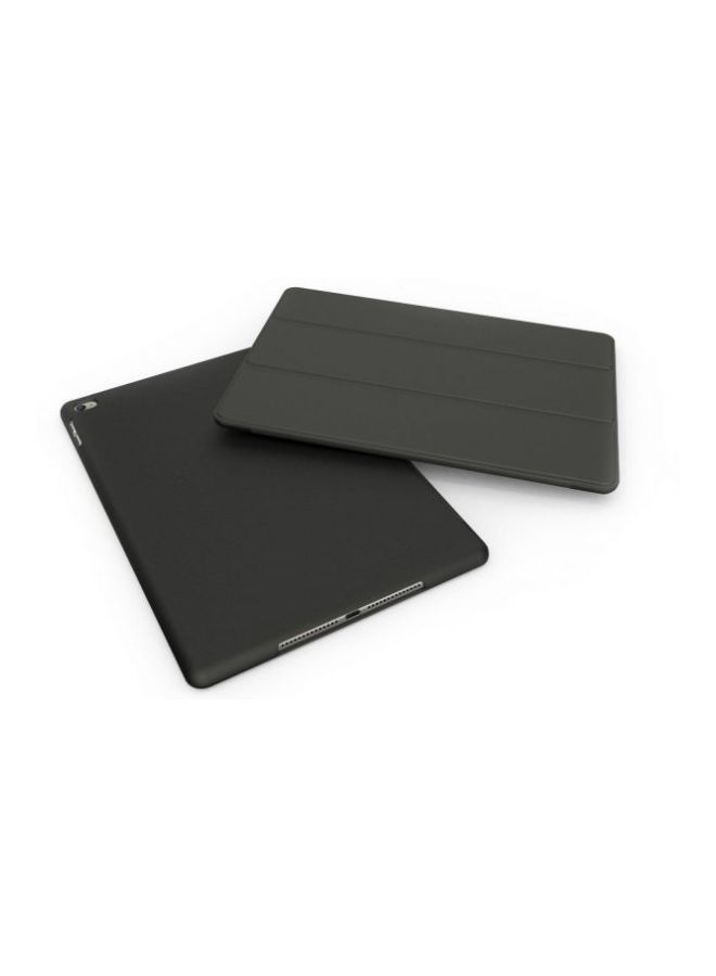 NIBEMINENT Smart Tri Fold Case Cover For Apple iPad 6/Air 2 Black - Image 3