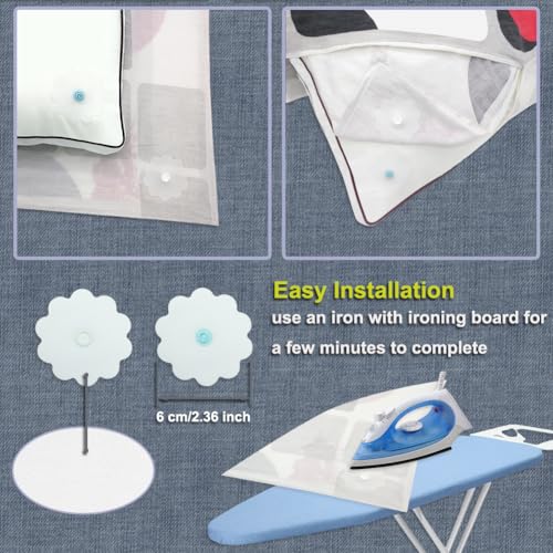 HX AURIZE 16 Pcs of HX AURIZE Duvet Snaps, Prevents Comforter from Shifting Inside Duvet Cover - Image 2