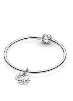 Pandora Violet PANDORA Heart and Paw Print Pendant in 925 Silver  - Image 3