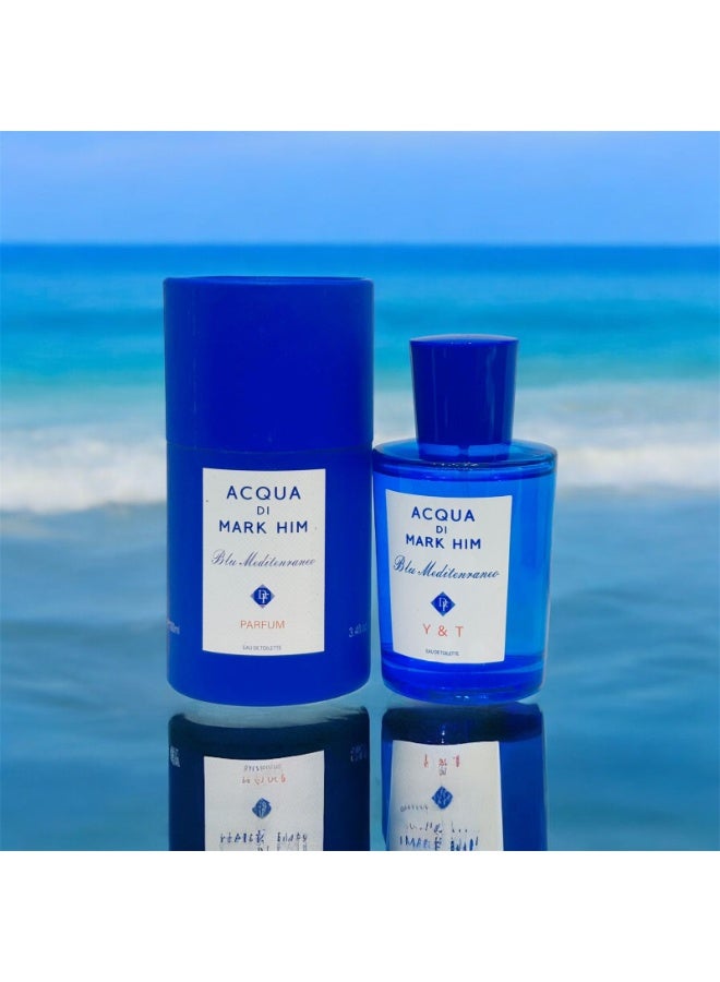 ACQUA DI MARK HIM Blu Mediterraneo Men's Fragrance Gift Set – Parfum & Eau De Toilette Duo, Long-Lasting Fresh Scent