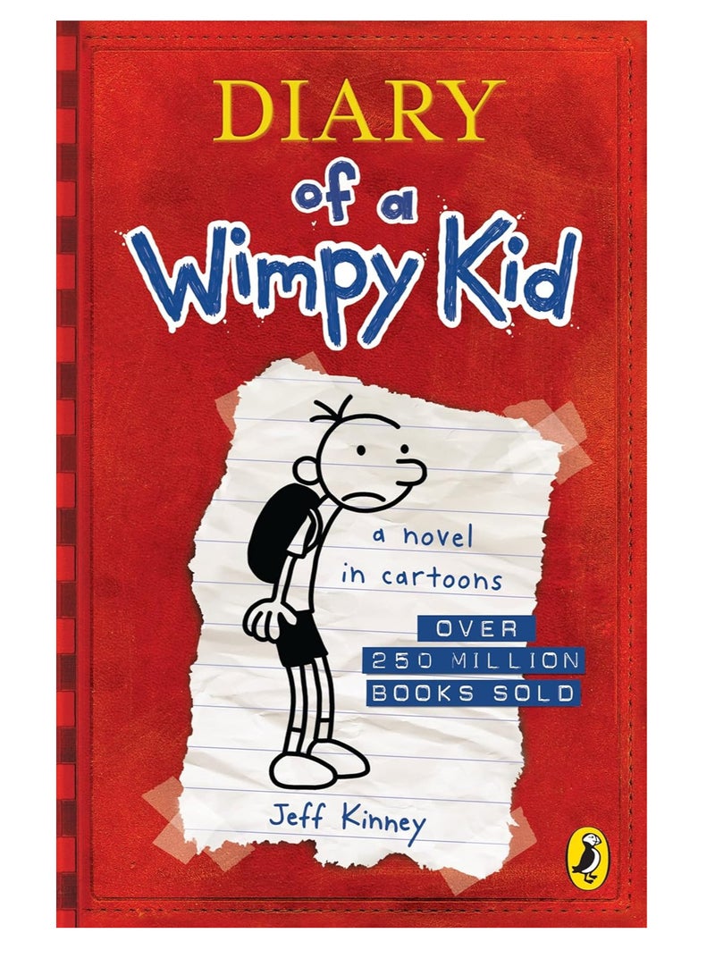 Diary Of A Wimpy Kid - A Novel In Cartoons Paperback English by Jeff Kinney - 39514  - Image 1
