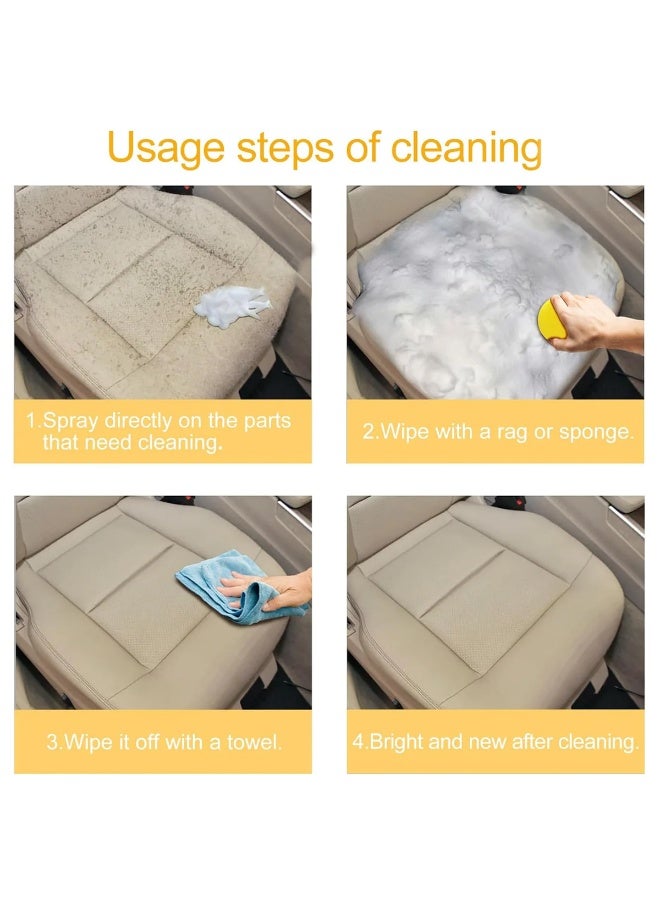 Xpro X-PRO 99 Foam Cleaner & Shine (600g) - Multi-Purpose Car Interior & Home Cleaner Spray - Waterless Deep Cleaning Foam for Leather Seats, Dashboard, Door Panels, Shoes & Kitchen - Heavy Duty Stain Remover with Built-in Scrub Brush - Image 5