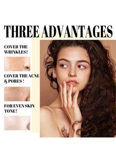 TLM Colour Changing Foundation, for Different Skin Tone, Foundation Makeup Base Nude Face Liquid Full Coverage Concealer, TLM Concealer Cover Cream  - Image 3