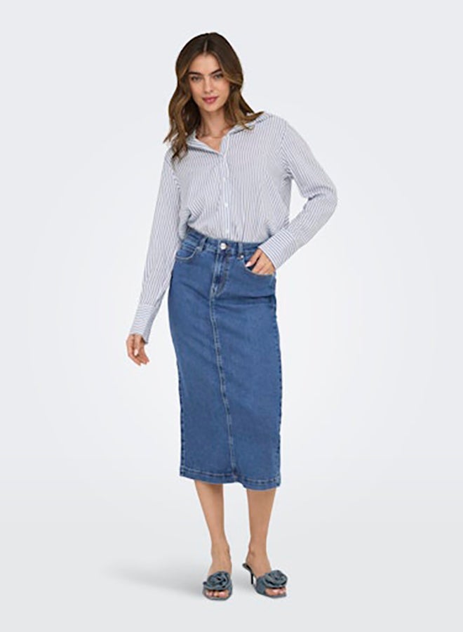 ONLY ONLY Womens Berit Life Longsleeve Shirt Woven  - Image 1