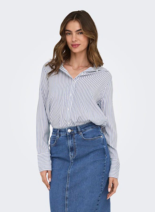 ONLY ONLY Womens Berit Life Longsleeve Shirt Woven  - Image 3