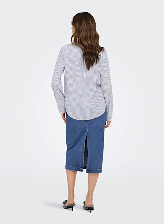 ONLY ONLY Womens Berit Life Longsleeve Shirt Woven  - Image 5