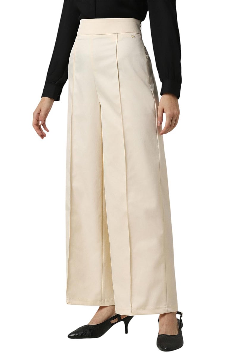 Van Heusen WoUnisex's Regular Mid Rise Pants (VWTFCRGF350127_Beige_34) - Image 2