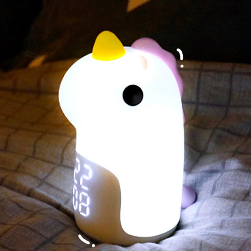 Smart Shape Silicone Night Light Design Alarm Clock Night Light - Image 3