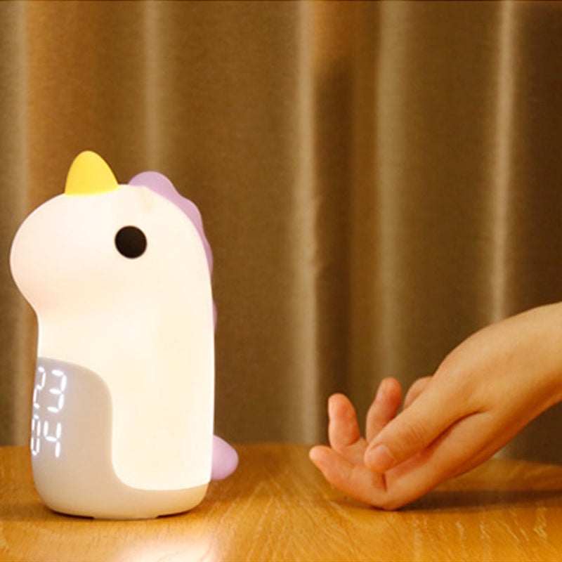 Smart Shape Silicone Night Light Design Alarm Clock Night Light - Image 4