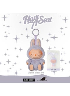 Generic Bubble Mart Labubu Vinyl Face Ornaments Macaron Generation Plush Toy Doll Handmade-Color:Cloth Second Generation [meizizi]  - Image 1
